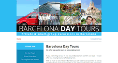 Desktop Screenshot of barcelonadaytours.com