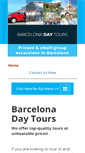 Mobile Screenshot of barcelonadaytours.com